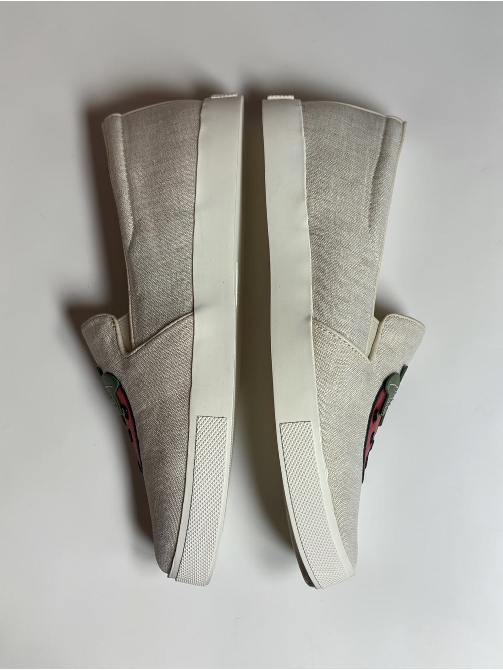 Katy Perry The Kerry Strawberry Canvas Slip On Sneakers Cream 8M / 38 - Picture 6 of 9